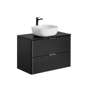Petits-meubles UMYVADLO 80.6cm Adriel Matná černá obraz