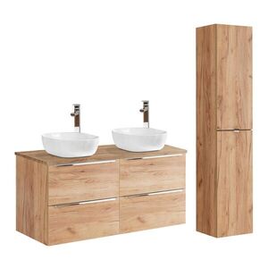 Petits-meubles KOUPELNOVÝ NÁBYTEK 120.4cm duben 2er-Set Dřevo obraz