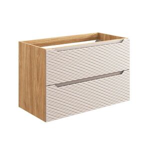 Petits-meubles SKŘÍŇKA POD UMYVADLO 90cm Elora Béžová a dřevo obraz