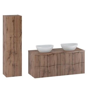 Petits-meubles KOUPELNOVÝ NÁBYTEK 120.6cm Tao 2er-Set Dřevo obraz