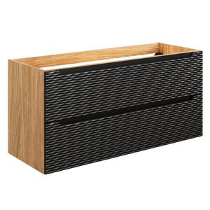 Petits-meubles SKŘÍŇKA POD UMYVADLO 120cm Elora Černá a dřevěná obraz