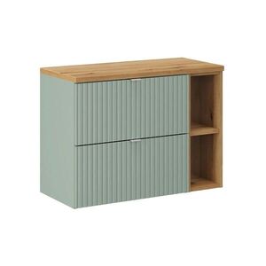 Petits-meubles SKŘÍŇKA POD UMYVADLO 80.4cm Jade Zelená a dřevo obraz