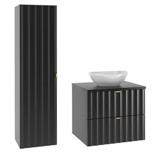 Petits-meubles KOUPELNOVÝ NÁBYTEK 60.6cm Lexa 2er-Set Černá obraz