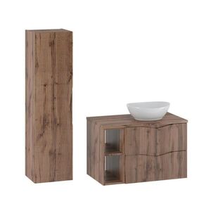 Petits-meubles KOUPELNOVÝ NÁBYTEK 80.6cm Tao 2er-Set Dřevo obraz