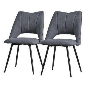 ML-DESIGN JÍDELNÍŽIDLA, SADA 2 KS, šedý látkový potah obraz