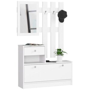 RAUMHIRSCH FURNITURE SKŘÍŇ NA BOTY Bílá 170/90/25 obraz