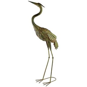Mondex FIGURA Cedric, kovová, zelená, 50/18/95cm obraz