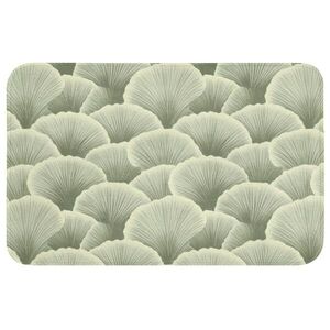 OnlyWow WC PŘEDLOŽKA Vějíř - list - zelený 80x50 cm obraz