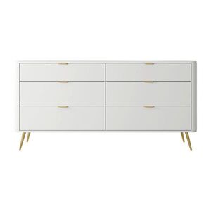 Selsey KOMODA Oval bílá 172 cm obraz