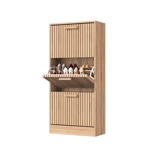 SHOPENTRA BOTNÍK 60x24x113cm, prostorově úsporný s přírodním vzhledem obraz