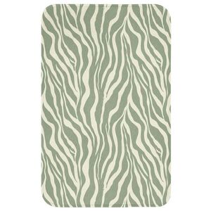 OnlyWow WC PŘEDLOŽKA Zebra - Motiv - zelená 50x80 cm obraz