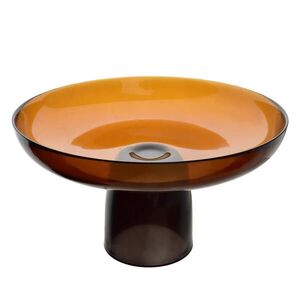 Mondex PATERA DAZ GLASS, sklo, medová, 30/30/17 cm obraz