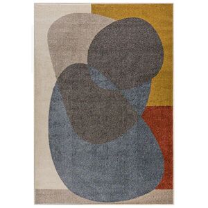 Mazovia KOBEREC béžový geometrický - 140 x 200 cm obraz