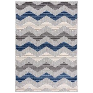 Mazovia KOBEREC barevný chevron geometrický - 140x200 cm obraz