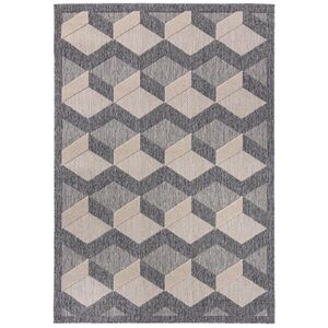Mazovia KOBEREC béžový šedý geometrický - 80 x 150 cm obraz
