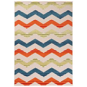 Mazovia KOBEREC barevný chevron - 140x200 cm obraz
