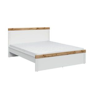 Petits-meubles POSTEL 160/200 Hella Bílá a dřevo obraz