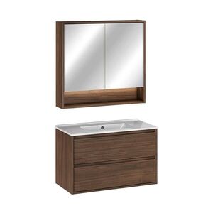 Petits-meubles KOUPELNOVÝ NÁBYTEK 81cm Edmé 2er-Set Dřevo obraz