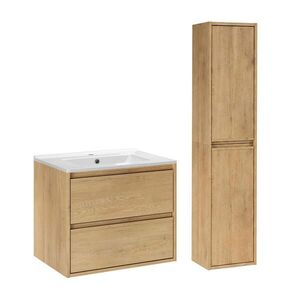 Petits-meubles KOUPELNOVÝ NÁBYTEK 61cm Edmé 2er-Set Dřevo obraz