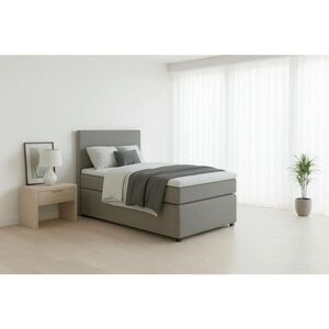 MID.YOU POSTEL BOXSPRING, 90/200 cm, šedá obraz