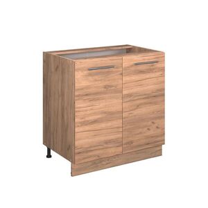 Vicco SPODNÍ SKŘÍŇKA KUCHYŇSKÉ LINKY Fame-Line Zlatý mocný dub 80 cm s policí, PD Mramor obraz