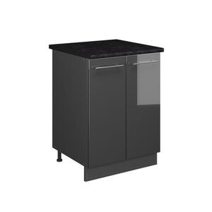 Vicco SKŘÍŇKA POD DŘEZ Fame-Line, Antracitový vysoký lesk/Antracit, 60 cm obraz