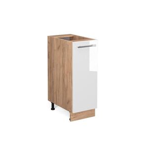 Vicco LÉKÁRNIČKOVÁ SKŘÍŇKA Fame-Line Bílá vysoký lesk 30 cm bez pracovní desky obraz