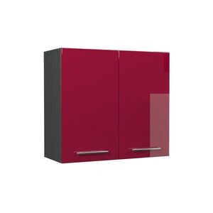 Vicco VĚŠÁK NA STĚNU Fame-Line, Bordó červená vysoký lesk/Antracit, 80 cm obraz