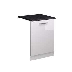 Vicco ČELNÍ PANEL MYČKY Fame-Line Bílá vysoký lesk 60 cm , PD Antracit obraz