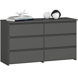 RAUMHIRSCH FURNITURE KOMODA grafitově šedá 57/100/35 obraz