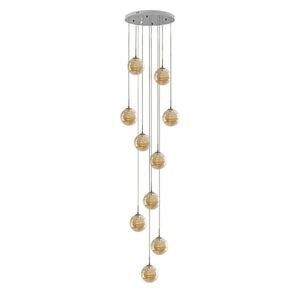 Nettlife KYVADLOVÉ světlo, energeticky úsporné, 10 světel, 41/41/240 cm obraz