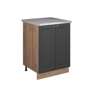 Vicco SKŘÍŇKA POD DŘEZ Fame-Line, Anthrazit-Gold Landhaus/Zlatý mocný dub, 60 cm obraz