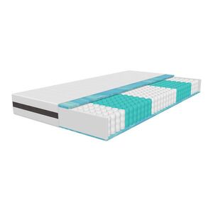 Schlaftroll TAŠKOVÁ PRUŽINOVÁ MATRACE 90x200 – 7 ZÓN – H3 – ORTOPEDICKÁ – 24 CM – PRODYŠNÝ POTAH obraz