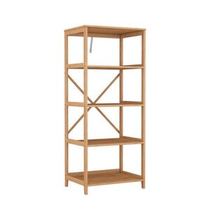 Vicco POLICE NA KNIHY Novaro Bambus 48.3 x 114 cm s 5 přihrádkami obraz