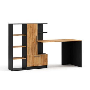 Vicco PSACÍ STŮL Tomy, Antracit/Zlatý mocný dub, 150 x 59 cm Sada 2 kusů obraz