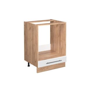 Vicco SKŘÍŇKA NA VESTAVĚNOU TROUBU Fame-Line Bílá vysoký lesk 60 cm bez pracovní desky obraz