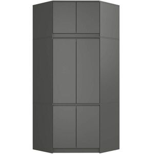 RAUMHIRSCH FURNITURE ŠATNÍK Grafitově šedý 235/100/50 obraz