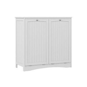 Vicco SKŘÍŇKA DO KOUPELNY Bianco Bílá 83 x 80 cm se 2 koši na prádlo obraz