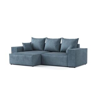 AltaBeds ROHOVÁ SEDAČKA SENSO, textil, Modrá obraz