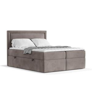 AltaBeds KONTINENTÁLNÍ postel JODAN 180/200 cm Taupe (Šedo-hnědá) obraz