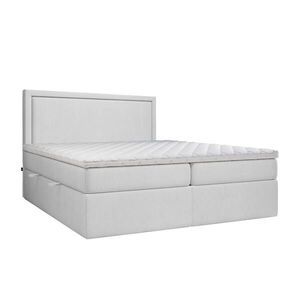 AltaBeds KONTINENTÁLNÍ postel JODAN 160/200 cm Světle šedá obraz