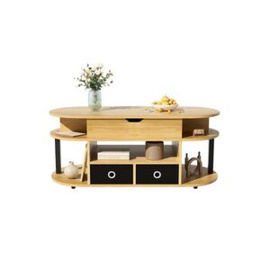 Urban Meuble KONFERENČNÍ STOLEK hnědý 105/50/45 cm obraz