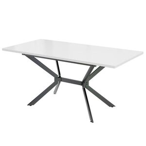 Urban Meuble JÍDELNÍ STŮL bílý 120-160/80/75 cm obraz