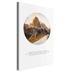 artgeist MALBA NA PLÁTNĚ, krajina a příroda, abstraktní, 40/60/1.2 cm obraz