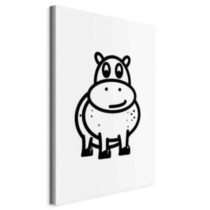 artgeist MALBA NA PLÁTNĚ, abstraktní, zvířata, 80/120/1, 2 cm obraz