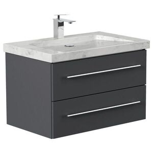 MID.YOU SKŘÍŇKA S UMYVADLEM barvy grafitu obraz