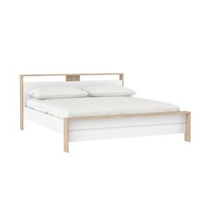 Boxxx POSTEL, 180/200 cm, bílá, barvy dubu obraz