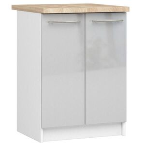 RAUMHIRSCH FURNITURE SPODNÍ SKŘÍŇKA bílá, metalická lesklá 85/60/46 obraz