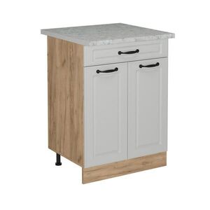 Vicco SPODNÍ SKŘÍŇKA KUCHYŇSKÉ LINKY R-Line Bílý venkovský dům 60 cm PD Mramor obraz