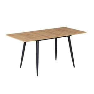 Vicco JÍDELNÍ STŮL Beaver, Zlatý mocný dub/Černá, 120-160 x 80 cm Rozšiřitelný obraz